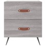 Mesitas noche 2 uds madera ingeniería gris Sonoma 40x35x47,5 cm de vidaXL, Mesitas de noche - Ref: Foro24-827257, Precio: 82,...