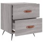 Mesitas noche 2 uds madera ingeniería gris Sonoma 40x35x47,5 cm de vidaXL, Mesitas de noche - Ref: Foro24-827257, Precio: 82,...