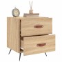 Mesita noche 2 uds madera ingeniería roble Sonoma 40x35x47,5 cm de vidaXL, Mesitas de noche - Ref: Foro24-827251, Precio: 79,...