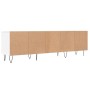 Mueble de TV madera contrachapada blanco 150x30x44,5 cm en Muebles TV | Comprar online en Foru.es