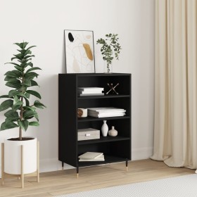 Aparador alto madera de ingeniería negro 57x35x90 cm de vidaXL, Aparadores - Ref: Foro24-827221, Precio: 57,57 €, Descuento: %
