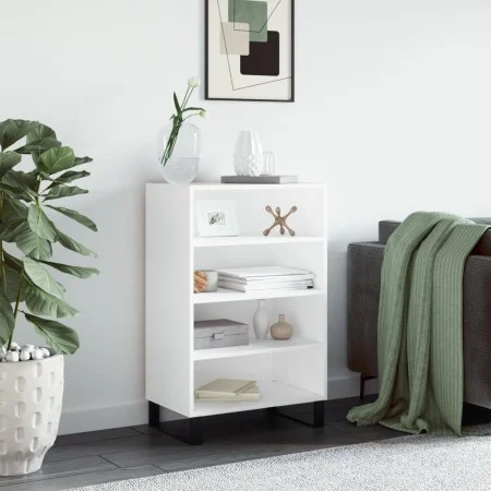 High white engineered wood sideboard 57x35x90 cm by vidaXL, Sideboards - Ref: Foro24-827236, Price: 62,69 €, Discount: %