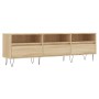 Mueble de TV madera contrachapada roble Sonoma 150x30x44,5 cm en Muebles TV | Comprar online en Foru.es
