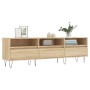 Mueble de TV madera contrachapada roble Sonoma 150x30x44,5 cm en Muebles TV | Comprar online en Foru.es