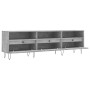 Mueble de TV madera contrachapada gris hormigón 150x30x44,5 cm en Muebles TV | Comprar online en Foru.es