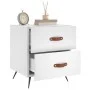 Mesitas de noche 2 uds madera ingeniería blanco 40x35x47,5 cm de vidaXL, Mesitas de noche - Ref: Foro24-827245, Precio: 72,39...