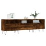 Mueble de TV madera contrachapada roble ahumado 150x30x44,5 cm en Muebles TV | Comprar online en Foru.es