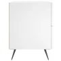 Mesitas de noche 2 uds madera ingeniería blanco 40x35x47,5 cm de vidaXL, Mesitas de noche - Ref: Foro24-827245, Precio: 72,39...