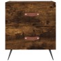 Mesita noche 2 uds madera ingeniería roble ahumado 40x35x47,5cm de vidaXL, Mesitas de noche - Ref: Foro24-827255, Precio: 57,...
