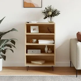 Aparador alto madera de ingeniería roble Sonoma 57x35x90 cm de vidaXL, Aparadores - Ref: Foro24-827231, Precio: 53,68 €, Desc...