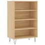 Aparador alto madera de ingeniería roble Sonoma 57x35x90 cm de vidaXL, Aparadores - Ref: Foro24-827231, Precio: 54,32 €, Desc...