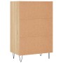 Aparador alto madera de ingeniería roble Sonoma 57x35x90 cm de vidaXL, Aparadores - Ref: Foro24-827231, Precio: 54,32 €, Desc...