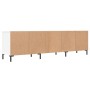 Mueble de TV madera contrachapada blanco 150x30x44,5 cm en Muebles TV | Comprar online en Foru.es