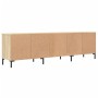 Mueble de TV madera contrachapada roble Sonoma 150x30x44,5 cm en Muebles TV | Comprar online en Foru.es