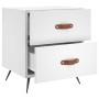 Mesita de noche madera de ingeniería blanco 40x35x47,5 cm de vidaXL, Mesitas de noche - Ref: Foro24-827244, Precio: 47,54 €, ...