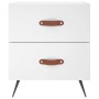 Mesita de noche madera de ingeniería blanco 40x35x47,5 cm de vidaXL, Mesitas de noche - Ref: Foro24-827244, Precio: 47,54 €, ...