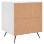 Mesita de noche madera de ingeniería blanco 40x35x47,5 cm de vidaXL, Mesitas de noche - Ref: Foro24-827244, Precio: 47,54 €, ...