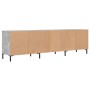 Mueble de TV madera contrachapada gris hormigón 150x30x44,5 cm en Muebles TV | Comprar online en Foru.es