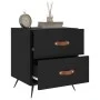 Mesitas de noche 2 uds madera ingeniería negro 40x35x47,5 cm de vidaXL, Mesitas de noche - Ref: Foro24-827247, Precio: 82,43 ...