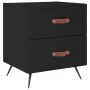 Mesitas de noche 2 uds madera ingeniería negro 40x35x47,5 cm de vidaXL, Mesitas de noche - Ref: Foro24-827247, Precio: 82,43 ...
