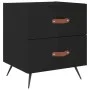 Mesitas de noche 2 uds madera ingeniería negro 40x35x47,5 cm de vidaXL, Mesitas de noche - Ref: Foro24-827247, Precio: 82,43 ...