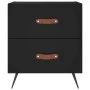 Mesitas de noche 2 uds madera ingeniería negro 40x35x47,5 cm de vidaXL, Mesitas de noche - Ref: Foro24-827247, Precio: 82,43 ...