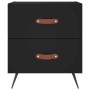 Mesitas de noche 2 uds madera ingeniería negro 40x35x47,5 cm de vidaXL, Mesitas de noche - Ref: Foro24-827247, Precio: 83,47 ...