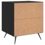 Mesitas de noche 2 uds madera ingeniería negro 40x35x47,5 cm de vidaXL, Mesitas de noche - Ref: Foro24-827247, Precio: 82,43 ...