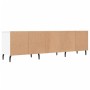 Mueble de TV madera contrachapada blanco 150x30x44,5 cm en Muebles TV | Comprar online en Foru.es