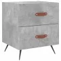 Engineered wood gray concrete bedside table 40x35x47.5 cm by vidaXL, Nightstands - Ref: Foro24-827252, Price: 45,40 €, Discou...