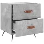 Engineered wood gray concrete bedside table 40x35x47.5 cm by vidaXL, Nightstands - Ref: Foro24-827252, Price: 45,40 €, Discou...