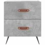 Engineered wood gray concrete bedside table 40x35x47.5 cm by vidaXL, Nightstands - Ref: Foro24-827252, Price: 45,40 €, Discou...
