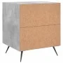 Engineered wood gray concrete bedside table 40x35x47.5 cm by vidaXL, Nightstands - Ref: Foro24-827252, Price: 45,40 €, Discou...