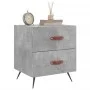 Engineered wood gray concrete bedside table 40x35x47.5 cm by vidaXL, Nightstands - Ref: Foro24-827252, Price: 45,40 €, Discou...