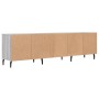 Mueble para TV madera contrachapada gris Sonoma 150x30x44,5 cm en Muebles TV | Comprar online en Foru.es