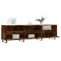 Mueble de TV madera contrachapada roble ahumado 150x30x44,5 cm en Muebles TV | Comprar online en Foru.es