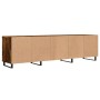 Mueble de TV madera contrachapada roble ahumado 150x30x44,5 cm en Muebles TV | Comprar online en Foru.es