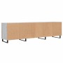 Mueble para TV madera contrachapada gris Sonoma 150x30x44,5 cm en Muebles TV | Comprar online en Foru.es