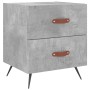 Mesita noche 2 uds madera ingeniería gris hormigón 40x35x47,5cm de vidaXL, Mesitas de noche - Ref: Foro24-827253, Precio: 65,...