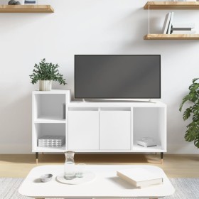 Mueble para TV madera contrachapada blanco 100x35x55 cm en Muebles TV | Comprar online en Foru.es