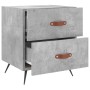 Mesita noche 2 uds madera ingeniería gris hormigón 40x35x47,5cm de vidaXL, Mesitas de noche - Ref: Foro24-827253, Precio: 65,...