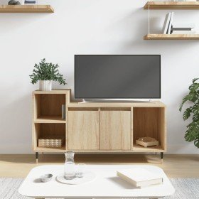 Mueble para TV madera contrachapada roble Sonoma 100x35x55 cm en Muebles TV | Comprar online en Foru.es