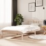 Estructura de cama madera maciza 90x190 cm de vidaXL, Camas y somieres - Ref: Foro24-814849, Precio: 83,62 €, Descuento: %
