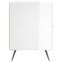 Glossy white engineered wood bedside table 40x35x47.5cm by vidaXL, Nightstands - Ref: Foro24-827248, Price: 49,54 €, Discount: %