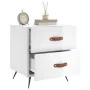 Glossy white engineered wood bedside table 40x35x47.5cm by vidaXL, Nightstands - Ref: Foro24-827248, Price: 49,54 €, Discount: %