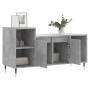Mueble para TV madera contrachapada gris hormigón 100x35x55 cm en Muebles TV | Comprar online en Foru.es