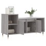 Mueble de TV madera contrachapada gris Sonoma 100x35x55 cm en Muebles TV | Comprar online en Foru.es