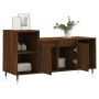 Mueble para TV madera contrachapada marrón roble 100x35x55 cm en Muebles TV | Comprar online en Foru.es
