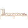 Estructura de cama madera maciza 90x190 cm de vidaXL, Camas y somieres - Ref: Foro24-814849, Precio: 83,62 €, Descuento: %