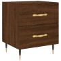 Mesita noche 2 uds madera ingeniería marrón roble 40x35x47,5 cm de vidaXL, Mesitas de noche - Ref: Foro24-827275, Precio: 83,...